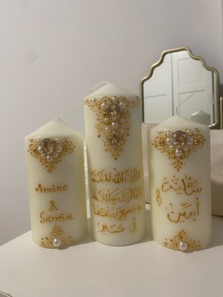 Velas Decoradas - Bodas