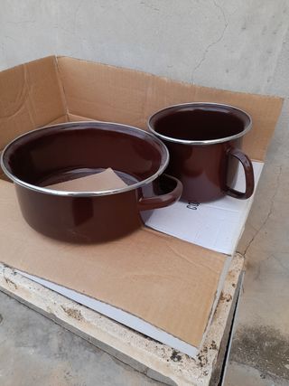 Juego cacerolas Magefesa marrón
