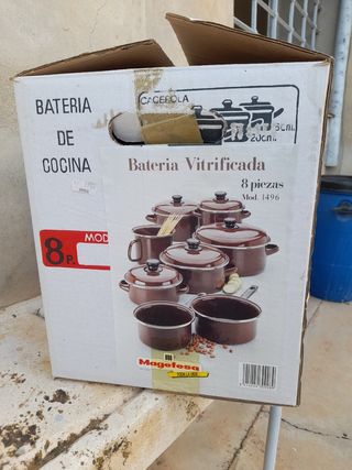 Juego cacerolas Magefesa marrón