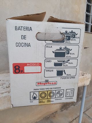Juego cacerolas Magefesa marrón