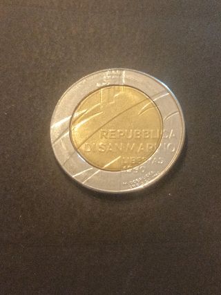 San Marino 1990 500 Liras