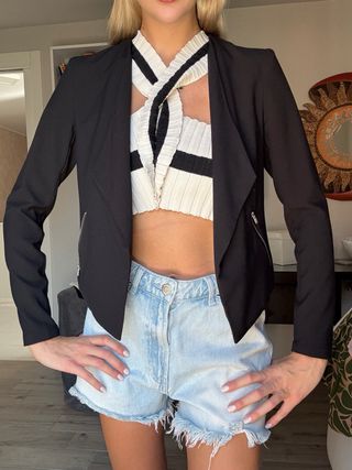 Blazer nero elegante
