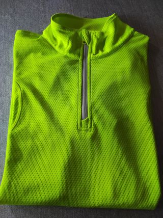 Camiseta Roxy running manga larga - Amarillo Fluo