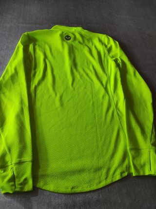 Camiseta Roxy running manga larga - Amarillo Fluo