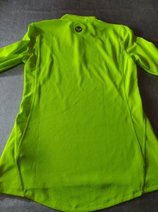 Camiseta Roxy running manga larga - Amarillo Fluo