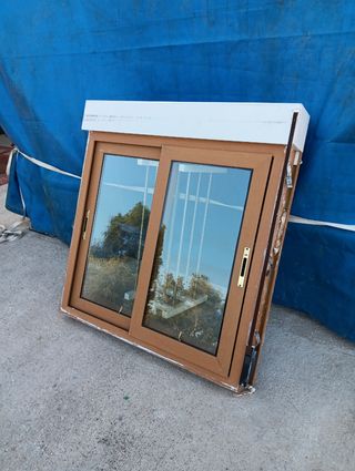 Ventana corrediza aluminio