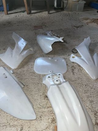 Kit Plastico Pitbike Blanco