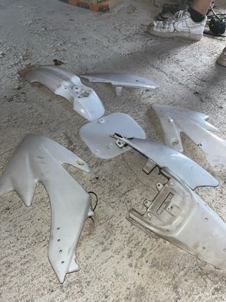 Kit Plastico Pitbike Blanco