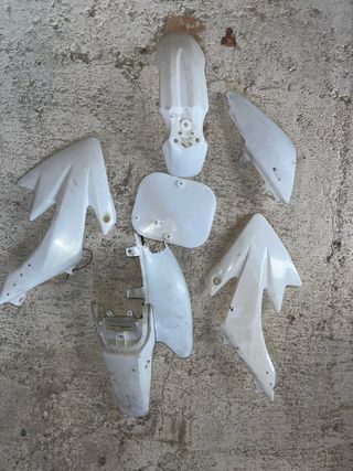 Kit Plastico Pitbike Blanco