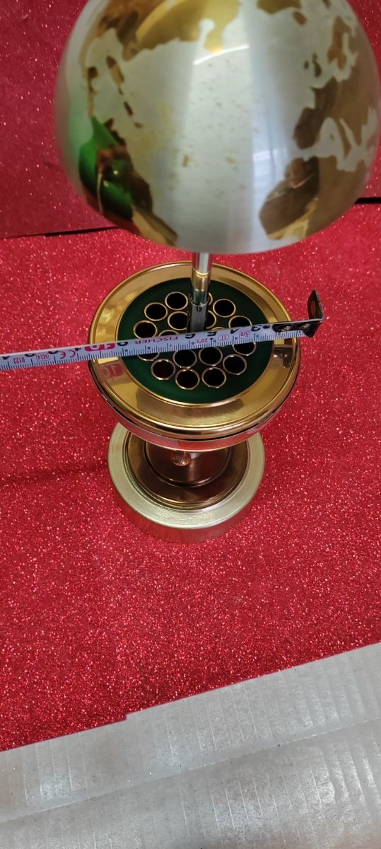 Cenicero Globo Terráqueo Vintage