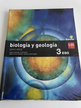 Libro Biología y geología, Arce. 3 ESO. Savia