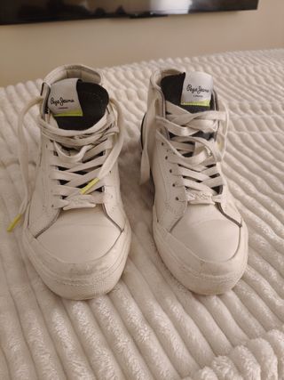 Pepe Jeans - Zapatillas Botín Blancas