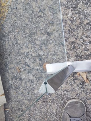 Mampara cristal mostrador - protección