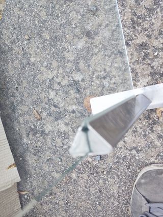Mampara cristal mostrador - protección