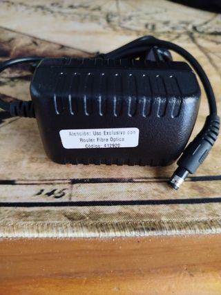 Cargador Router Fibra Óptica