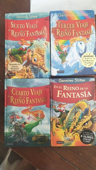 4 libros "viaje al Reino de la Fantasía"
Gerónimo