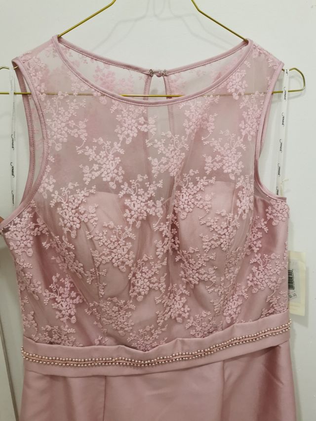 LIQUIDACION!vestido rosa talla 44 - NUEVO