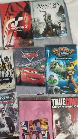 Lote Manuales Videojuegos Pal España 