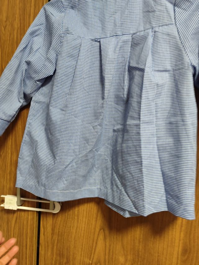 Blusón baserritarra azul, nuevo talla 6,8,10