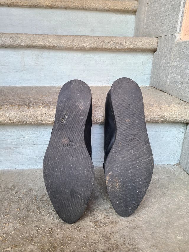 Mocassini Fratelli Rossetti neri e oro