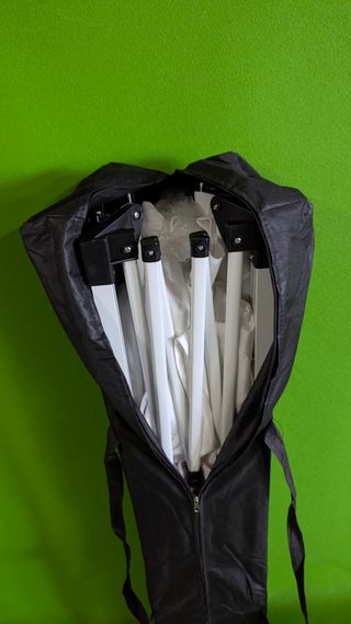AKTIVE 62187 Carpa Plegable 300x300x240/250 Blanco