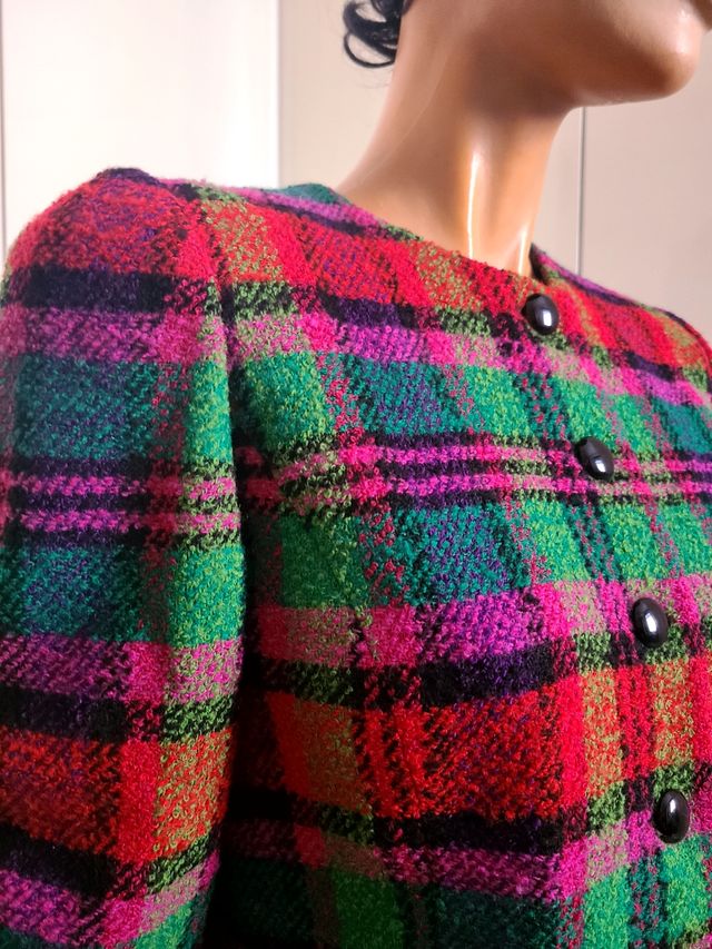 Blazer vintage tartan Made in Italy