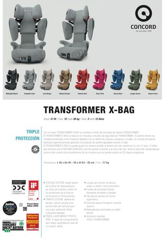 Silla coche Concord Transformer X-Bag