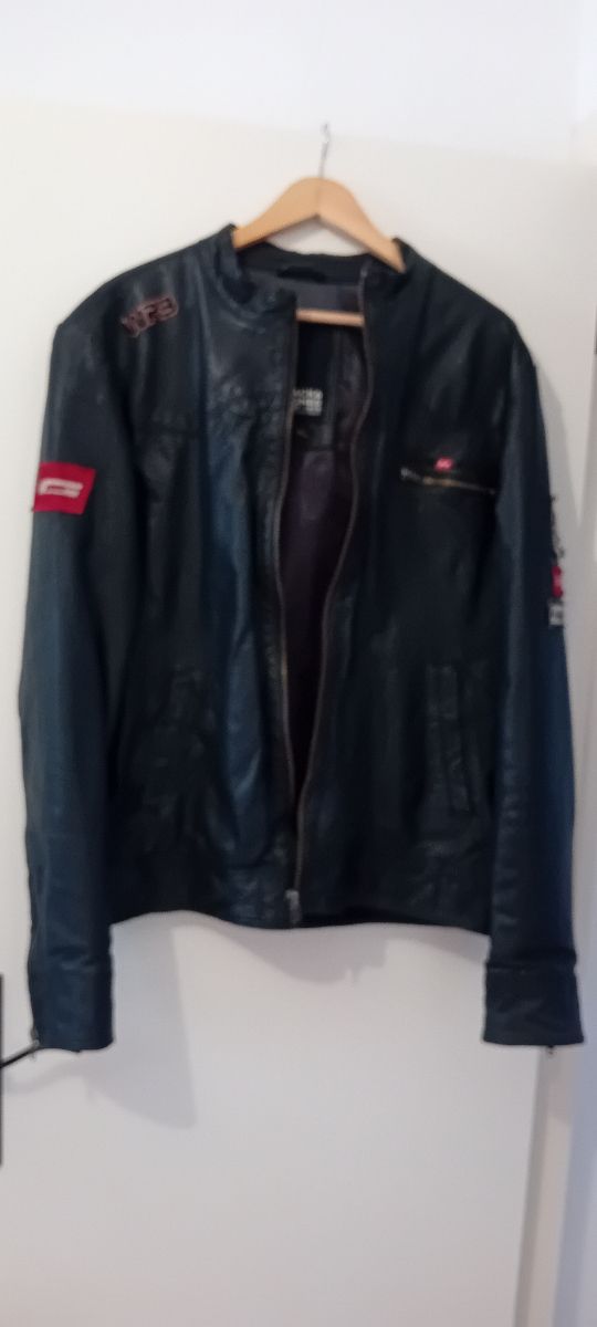 Chaqueta moto cuero Jack & Jones