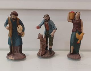 3 figuras belén pastoriles