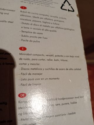 Robot cocina Philips Compacta