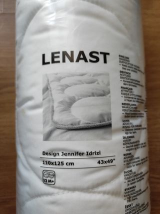 Edredón cuna bebé Ikea Lenast 110x125