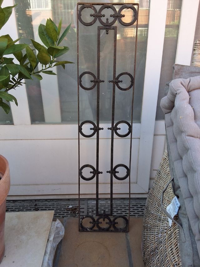 Reja hierro antigua decoración