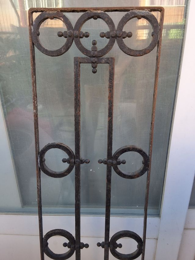 Reja hierro antigua decoración