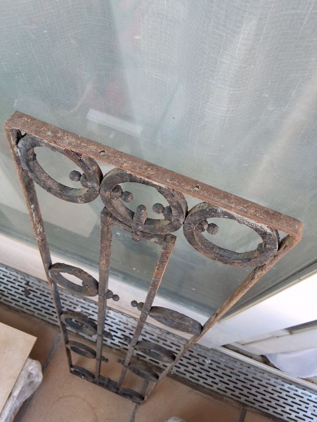 Reja hierro antigua decoración