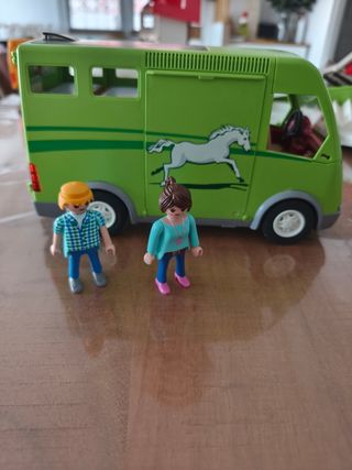 Remolque Playmobil caballos
