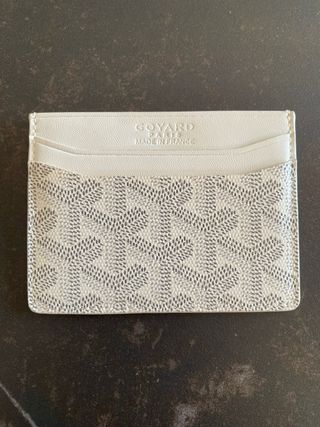 Tarjetero Goyard blanco