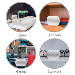 Mini deumidificatore ricaricabile senza filo