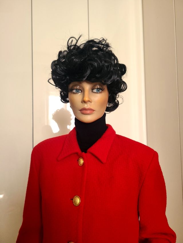 Blazer vintage rosso lana