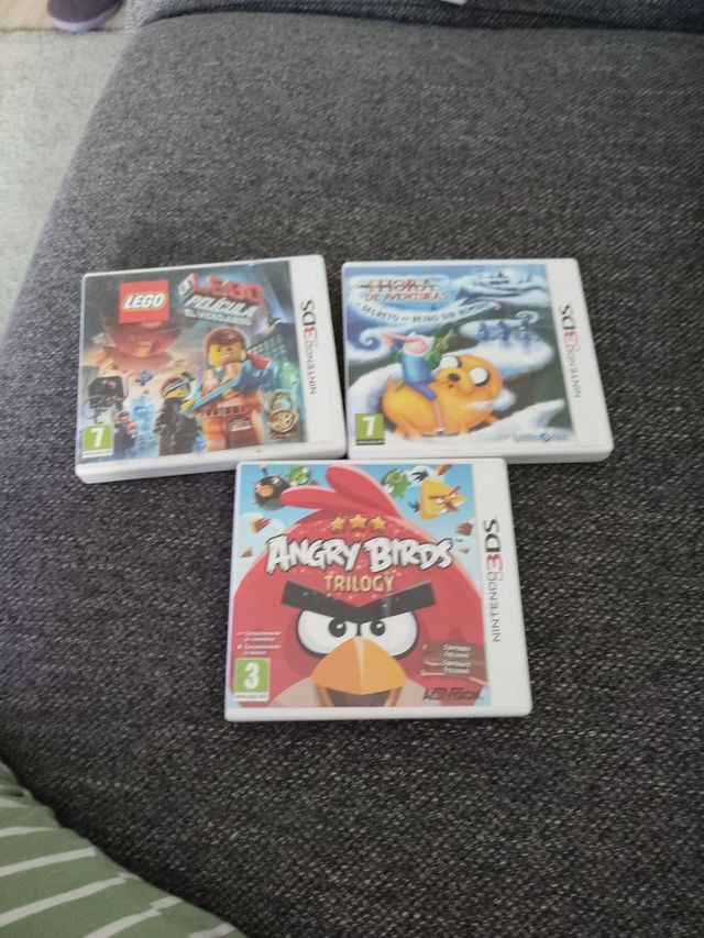 3 juegos Nintendo 3DS