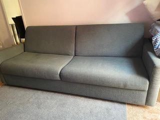 Sofá cama 3 plazas - Gris