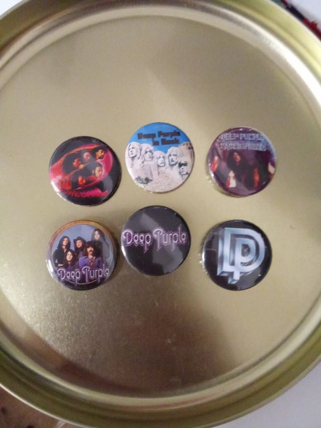 Chapas Deep Purple 32mm LEER 