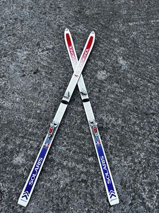Esquís clásicos Rossignol&Fischer años 80