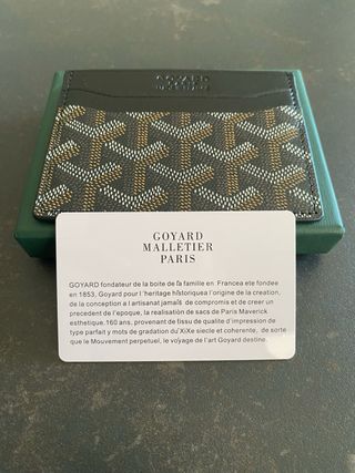 Tarjetero Goyard - Negro