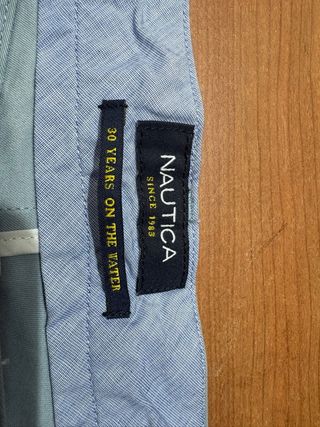 Pantalones Nautica azul hombre