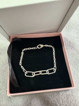 Pulsera Pandora Cadena Plata