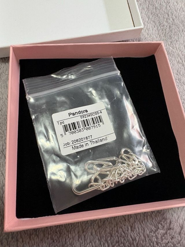 Pulsera Pandora Cadena Plata