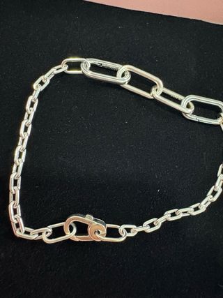 Pulsera Pandora Cadena Plata