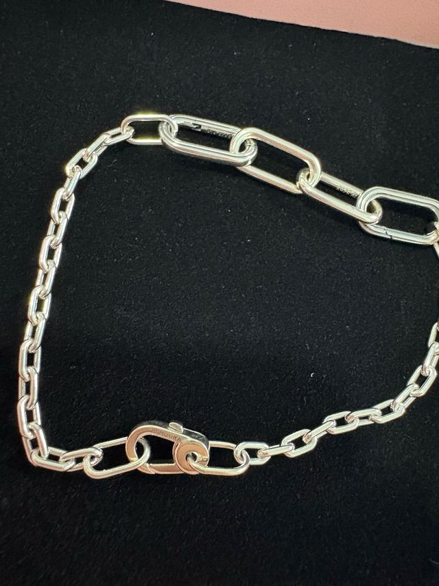 Pulsera Pandora Cadena Plata