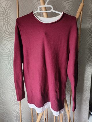 Jersey fino hombre rojo s celopman