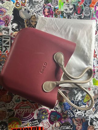 O bag rossa usata - borsa elegante